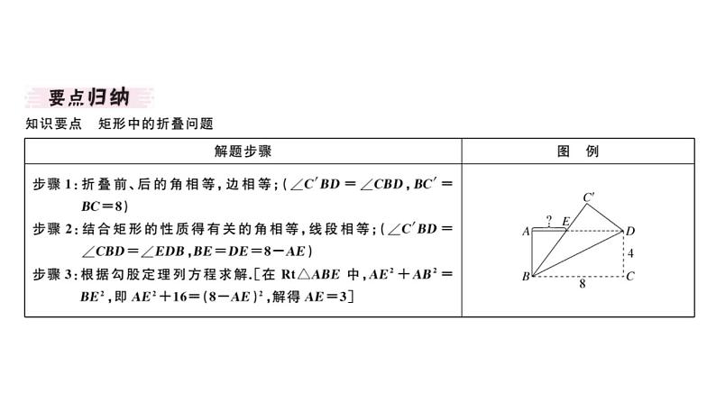 北师大版九年级数学上第一章特殊平行四边形1.2第3课矩形的性质与判定的综合课堂习题课件第2页