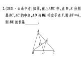 北師大版九年級(jí)數(shù)學(xué)上第四章圖形的相似4.5 相似三角形判定定理的證明課后習(xí)題課件