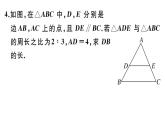 北师大版九年级数学上第四章图形的相似4.7 第2课时 相似三角形的周长和面积之比课后习题课件
