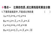 北师大版九年级数学上第四章图形的相似本章小结与复习课后习题课件