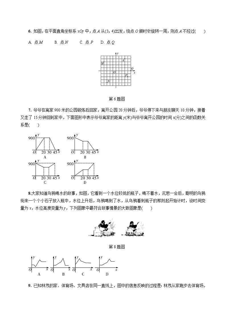 2023年中考数学一轮复习函数 专题《第一节  函数及其图象》专练（通用版）第2页