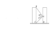 北师大版九年级数学下第一章直角三角形的边角关系1.6 利用三角函数测高课后练习课件