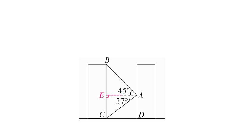 北师大版九年级数学下第一章直角三角形的边角关系1.6 利用三角函数测高课后练习课件第6页