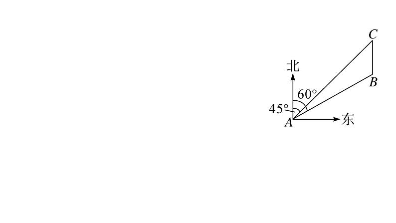 北师大版九年级数学下第一章直角三角形的边角关系模型构建专题：解直角三角形应用中的“双直角三角形”模型课后练习课件第3页