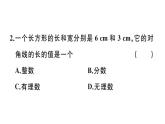 北师大版八年级数学上第二章实数2.1 认识无理数课堂习题课件