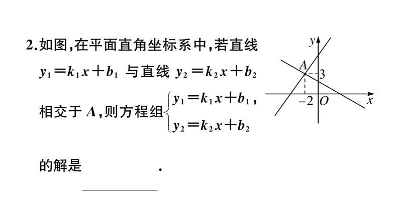 北师大版八年级数学上第五章二元一次方程组5.6 二元一次方程与一次函数课堂习题课件04