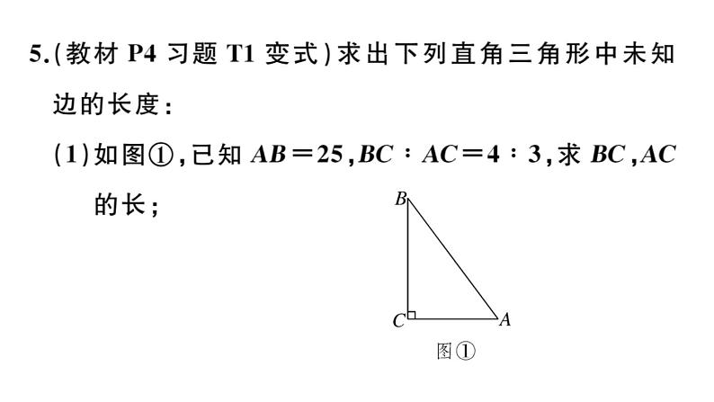 北师大版八年级数学上第一章勾股定理1. 1  第1课时  认识勾股定理课后习题课件第8页