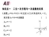 北师大版八年级数学上第五章二元一次方程组5.6 二元一次方程与一次函数课后习题课件
