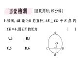 北师大版九年级数学下3.3 垂径定理课堂练习课件