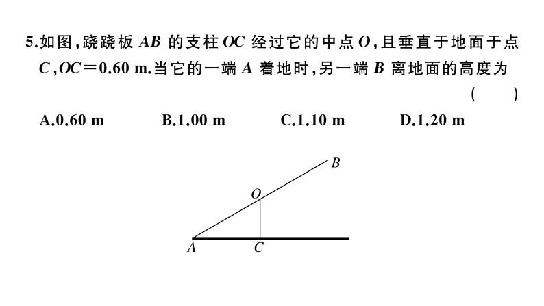 北师大版八年级数学下期末学业质量评价习题训练课件第5页