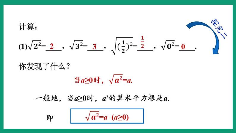 1.2.1 二次根式的性质 （课件） 浙教版八年级数学下册06