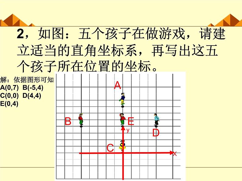 八年级数学北师大版上册 3.2 平面直角坐标系   课件第7页