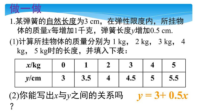 八年级数学北师大版上册 4.2 一次函数与正比例函数   课件1第7页