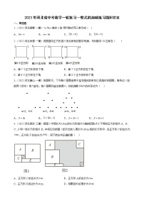 2023年河北省中考数学一轮复习—整式的加减 练习题附答案