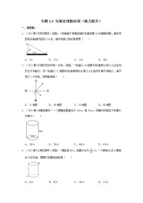 北师大版八年级上册3 勾股定理的应用课时训练