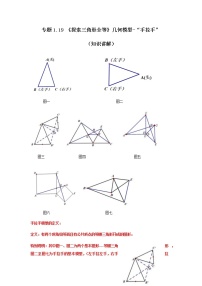 专题1.19 《探索三角形全等》几何模型-“手拉手”（知识讲解）-八年级数学上册基础知识专项讲练（苏科版）