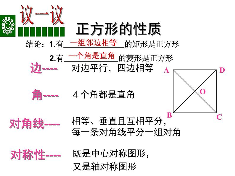 九年级数学北师大版上册 1.3 正方形的性质和判定  课件03