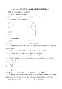 2022-2023学年上学期七年级数学期末复习冲刺卷(10）