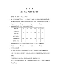 初中数学北师大版九年级上册第三章 概率的进一步认识2 用频率估计概率同步测试题