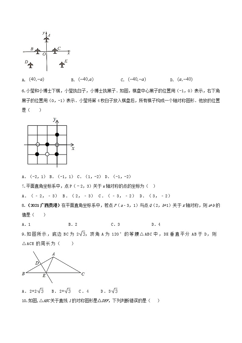 【期末押题复习】人教版数学八年级上册 期末突破-专题03 轴对称（单元精练）02