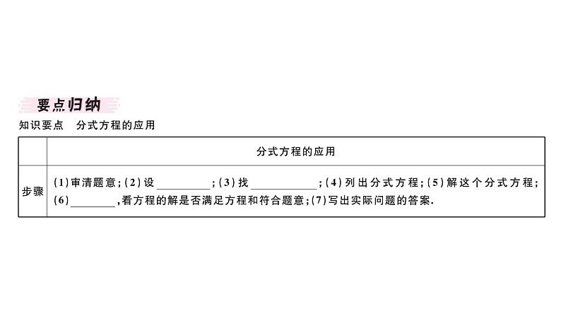 北师大版八年级数学下5.4 第3课时 分式方程的应用课堂习题课件02