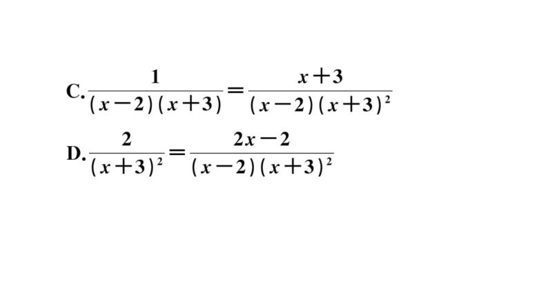 北师大版八年级数学下第五章分式与分式方程5.3 第2课时 异分母分式的加减课后习题课件04