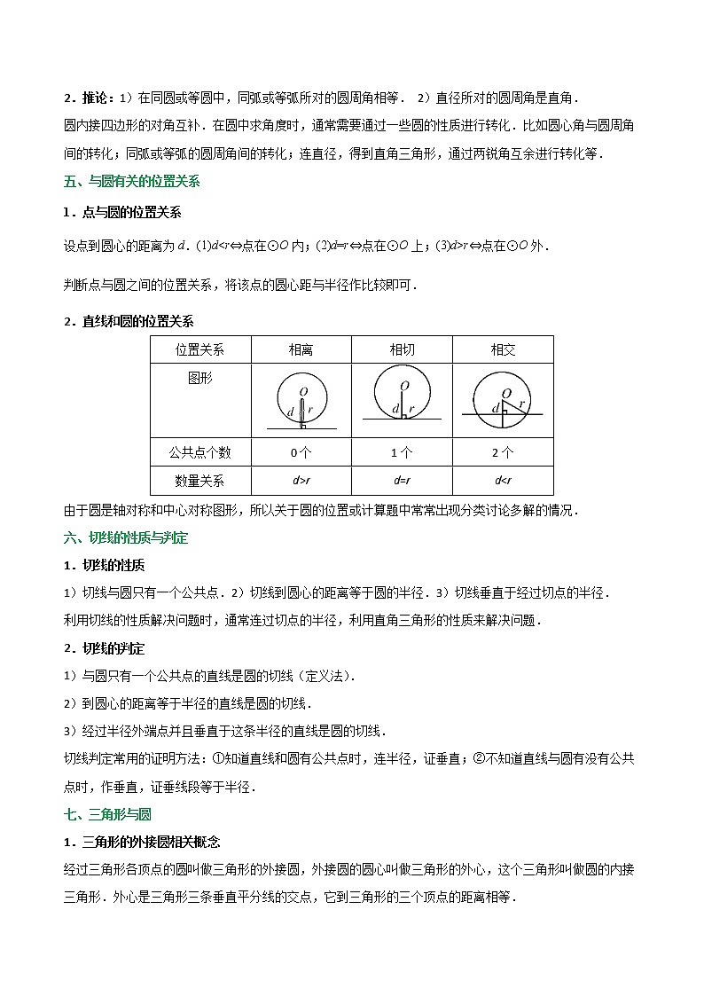 2023年中考数学专题13 圆（原卷版）第2页