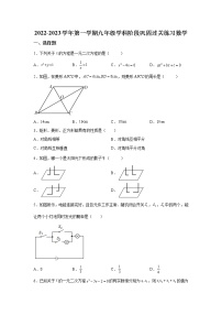 广东省佛山市南海区里水镇2022—2023学年九年级上学期第二次月考数学试题(解析版)