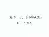 4.1 不等式南阳2中2022年湘教版八年级上册数学 课件