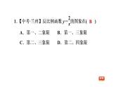 1.2.1反比例函數的圖象-2022秋魯教版（五四制）九年級數學上冊習題課件