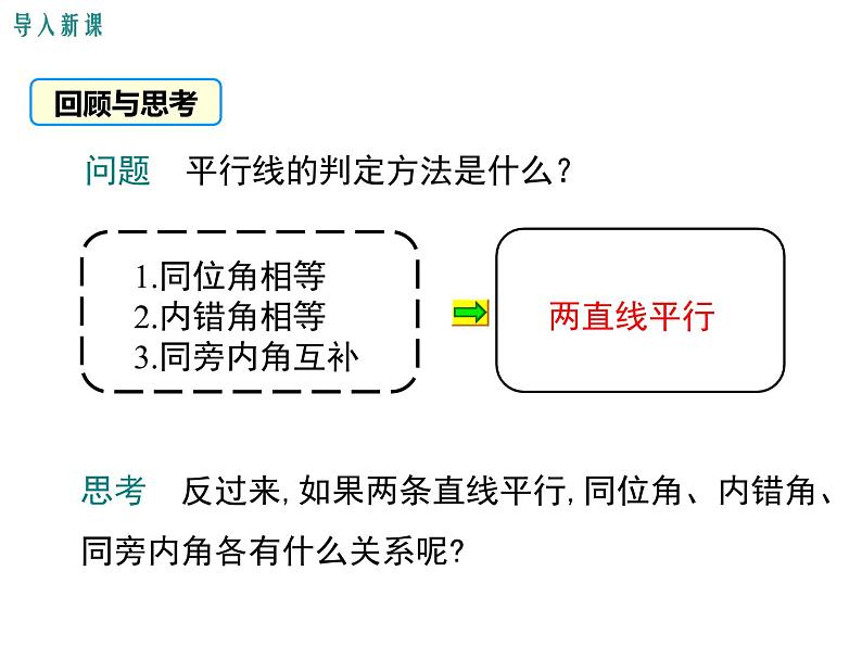 北师大版数字八年级上册7.4  平行线的性质课件03