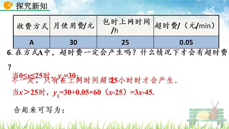 新人教版初中数学八年级下册《课题学习  选择方案》课件第8页