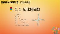 初中数学鲁教版 (五四制)九年级上册1 反比例函数图片课件ppt