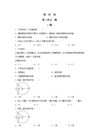 数学九年级下册1 圆当堂达标检测题