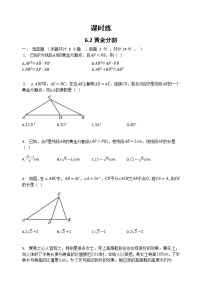 初中数学苏科版九年级下册第6章 图形的相似6.2 黄金分割巩固练习