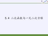 江蘇科學(xué)技術(shù)出版社初中數(shù)學(xué)九年級(jí)下冊(cè) 5.4 二次函數(shù)與一元二次方程    課件1