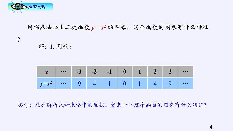 江苏科学技术出版社初中数学九年级下册 5.1 二次函数    课件第4页