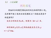 江苏科学技术出版社初中数学九年级下册 5.1 二次函数    课件8