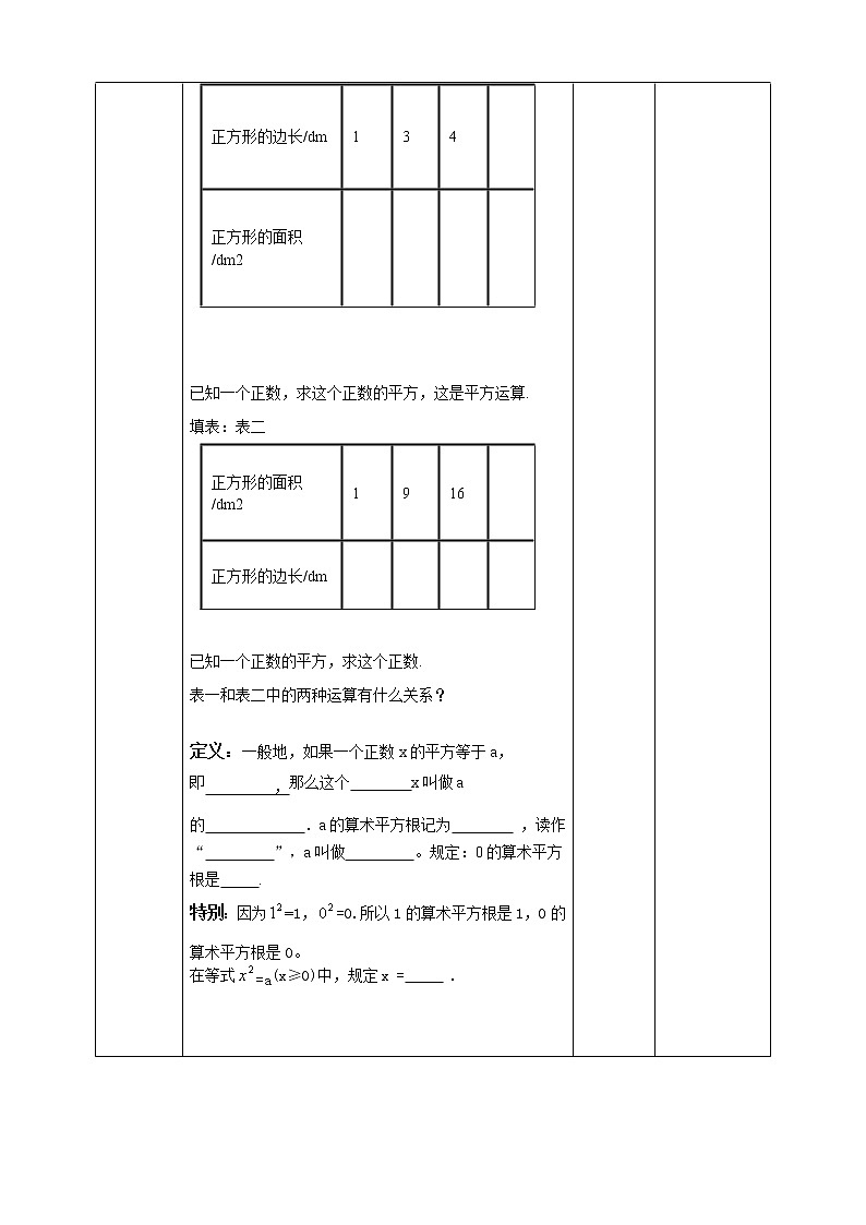 《6.1（1）算术平方根》精品课件PPT+教学方案+同步练习02