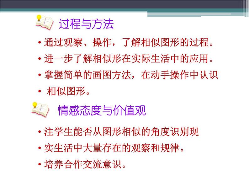 江苏科学技术出版社初中数学九年级下册 6.3 相似图形   课件03