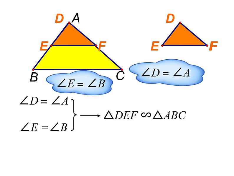 9年级数学苏科版下册课件第6单元《6.4探索三角形相似的条件》  课件2第5页