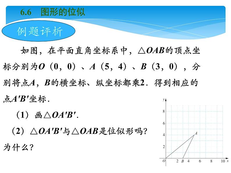 江苏科学技术出版社初中数学九年级下册 6.6 图形的位似   课件106