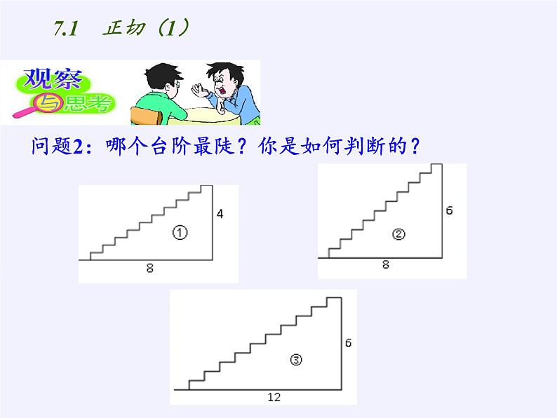 江苏科学技术出版社初中数学九年级下册 7.1 正切   课件705