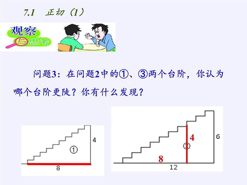 江苏科学技术出版社初中数学九年级下册 7.1 正切   课件706