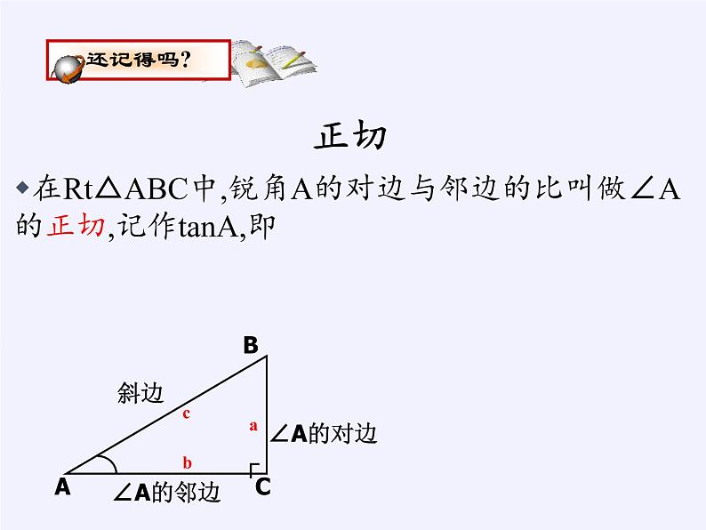 江苏科学技术出版社初中数学九年级下册 7.2 正弦、余弦   课件402