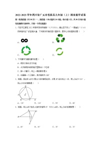 四川省广元市苍溪县2022-2023学年九年级上学期期末数学试卷(含答案)