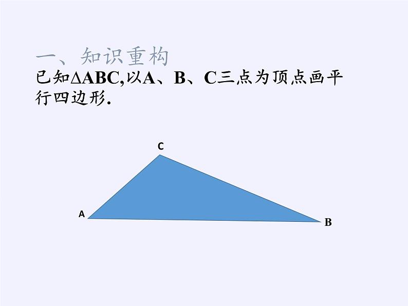 江苏科学技术出版社初中数学八年级下册 9.3 平行四边形  课件1第2页