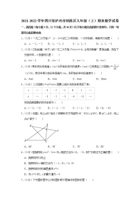 四川省泸州市纳溪区2021-2022学年九年级上学期期末数学试卷(含答案)