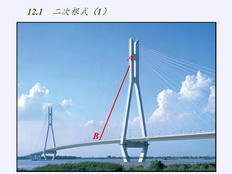 江苏科学技术出版社初中数学八年级下册 12.1 二次根式  课件1第4页