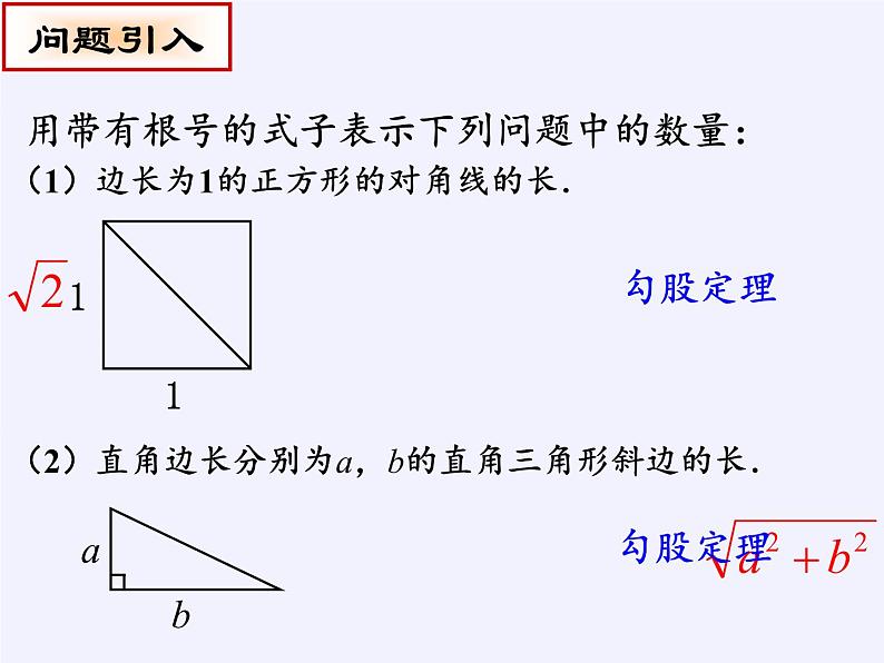 江苏科学技术出版社初中数学八年级下册 12.1 二次根式  课件302